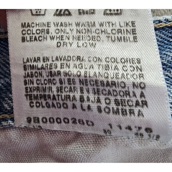 Riders by Lee Relaxed Fit Light Wash Denim Jeans Women Size 12P Straight Leg - Picture 7 of 9